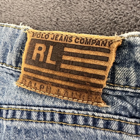 Vintage y2k ralph Lauren polo denim jeans company womens Sz 10x31 straight leght - Picture 14 of 14